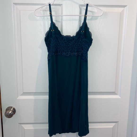 Soma Teal Chemise Lingerie - Picture 3 of 3